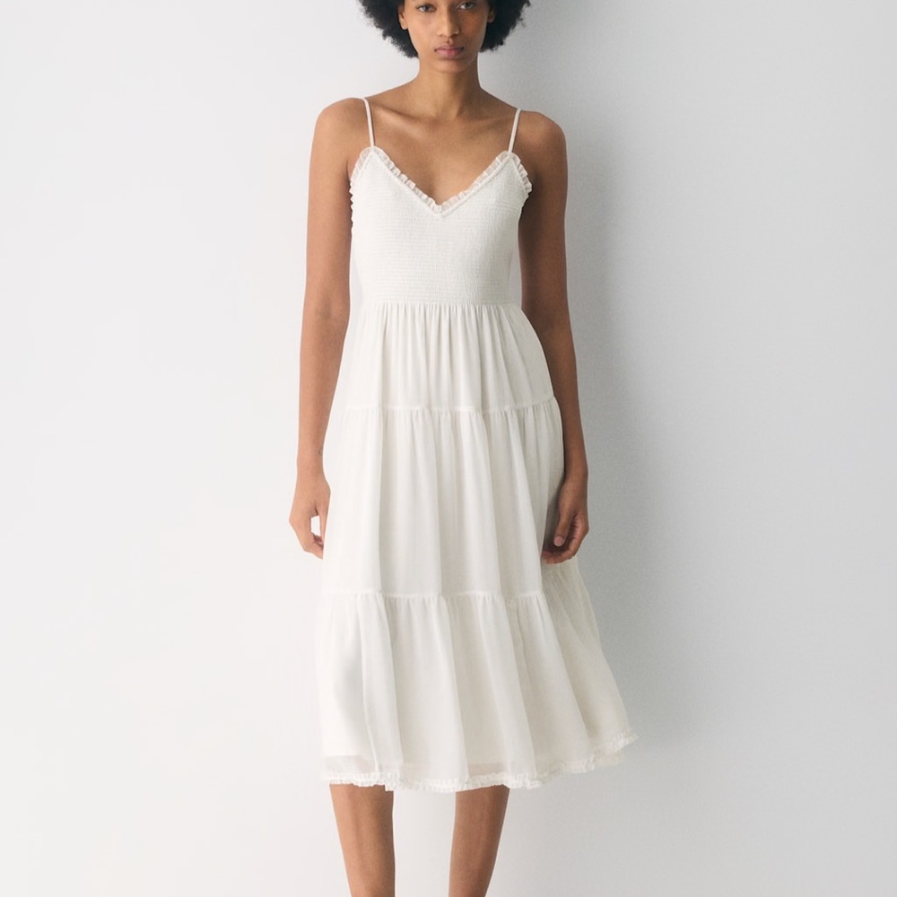 Aritzia Wilfred Tuberose Dress in Light Birch